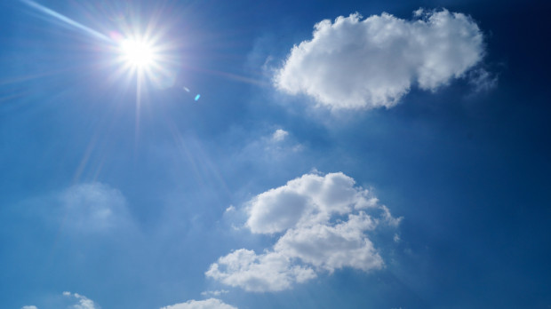 Clouds in the sky for beating summer heat