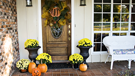 Front Door - Fall Weather